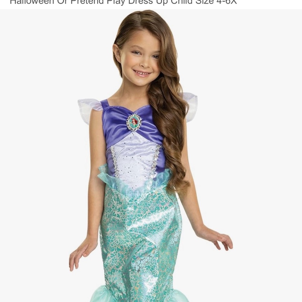 Disney Mermaid Costume - Purple and Aqua